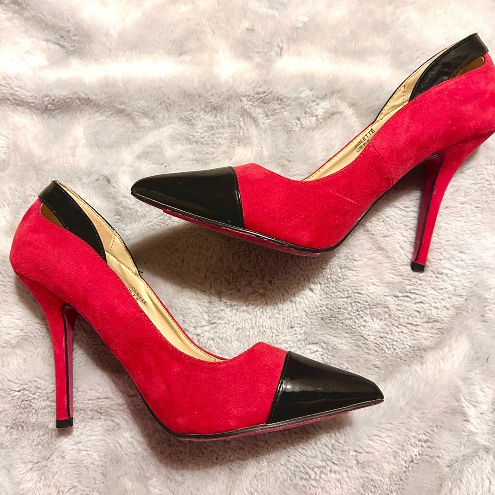 Red and Black Heels